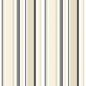 Galerie ST36910 - Simply Stripes 3 Random Stripes Black Tan Galerie Wallpaper roll - luxury design for UK feature walls