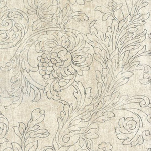 PAL3027 - Palazzo Floral Drawings Beige Grey Omexco Wallpaper PAL3027 - Palazzo Floral Drawings Beige Grey Omexco Wallpaper