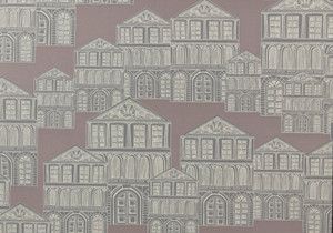 1907-137-02 - Elodie Illustrative Houses Rose 1838 Wallpaper 1907-137-02 - Elodie Illustrative Houses Rose 1838 Wallpaper