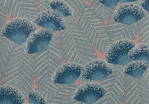 1907-138-01 - Elodie Floral Bursts Blue 1838 Wallpaper 1907-138-01 - Elodie Floral Bursts Blue 1838 Wallpaper