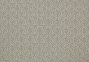 1838 Wallcoverings 1907-142-01 - Elodie Folded Paper Fan Ivory 1838 Wallpaper roll - luxury design for UK feature walls
