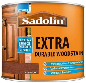 Sadolin Extra Wood Protection Wood Stain Rosewood 1 Litre