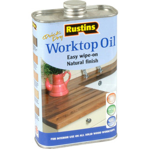 1lt Rustins Solvent Based Worktop Oil 