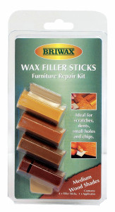 4 X Rustins Briwax Wax Filler Sticks Furniture Repair Kit Medium Shades