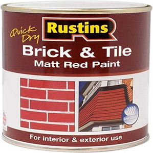 Rustins Quick Drying Brick & Tile Red Paint - 5 Litre