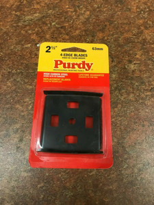 2 x 2.5" Purdy Heavy Duty 4 Edge Paint Scraper Blades (144900535)