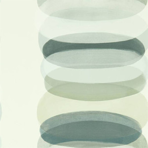 Harlequin 112196 - Momentum 6 Overlapping Circles Pebbles Dusky Grey Harlequin Wallpaper roll - luxury design for UK feature walls