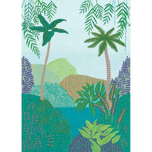 101557422 - Beauty Full Image Jungle Landscape Green Casadeco Wallpaper Mural