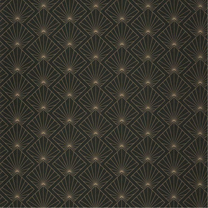 101232099 - Moonlight Geometric Motifs Yellow Casadeco Wallpaper