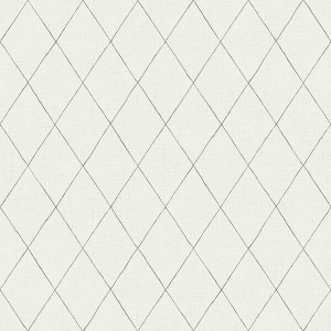 Galerie 27001 - Morgongava Trellis Grey Galerie Wallpaper roll - luxury design for UK feature walls