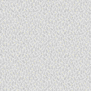 Galerie 27019 - Morgongava Small Leaves Grey Galerie Wallpaper roll - luxury design for UK feature walls