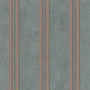 Galerie 32637 - City Glam Mixed Stripe Rose Gold Grey Galerie Wallpaper roll - luxury design for UK feature walls