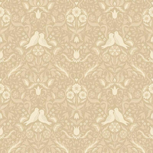 Galerie 14027 - Ekbacka Floral Doves Pink Galerie Wallpaper roll - luxury design for UK feature walls