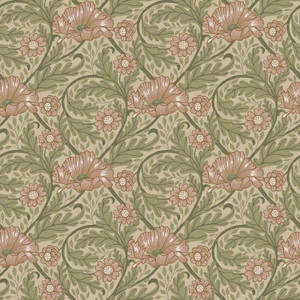 Galerie S13115 - Sommarang Garden Floral Green Galerie Wallpaper roll - luxury design for UK feature walls