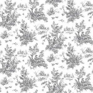 Galerie AB42413 - Abby Rose 4 Toile Black Galerie Wallpaper roll - luxury design for UK feature walls