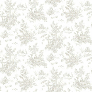 Galerie AF37704 - Abby Rose 4 Toile Taupe Galerie Wallpaper roll - luxury design for UK feature walls