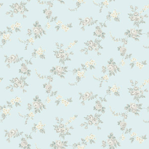 Galerie AF37706 - Abby Rose 4 Chic Rose Turquoise Grey Galerie Wallpaper roll - luxury design for UK feature walls