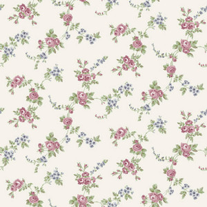 Galerie AF37707 - Abby Rose 4 Chic Rose Plum Grey Blue Galerie Wallpaper roll - luxury design for UK feature walls
