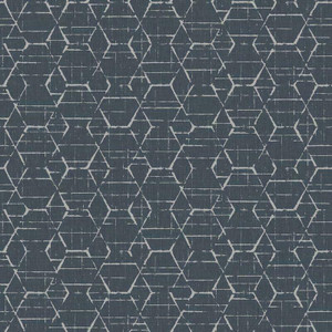 Galerie G78247 - Atmosphere Hexagon Geometric BLUE Galerie Wallpaper roll - luxury design for UK feature walls
