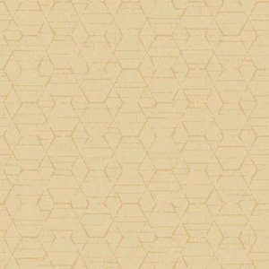 Galerie G78249 - Atmosphere Hexagon Geometric OCHRE GOLD Galerie Wallpaper roll - luxury design for UK feature walls