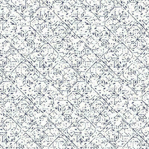 Galerie G78337 - Bazaar Geometric Tile Navy Galerie Wallpaper roll - luxury design for UK feature walls