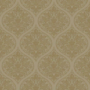 Galerie 7006 - Emporium Henna Trellis Gold Galerie Wallpaper roll - luxury design for UK feature walls