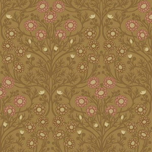 Galerie 14018 - Ekbacka Trailing Floral Yellow Galerie Wallpaper roll - luxury design for UK feature walls