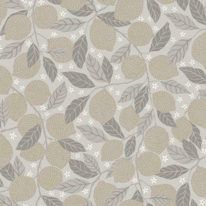 Galerie 44117 - Apelviken2 Lemon Trees Grey Galerie Wallpaper roll - luxury design for UK feature walls