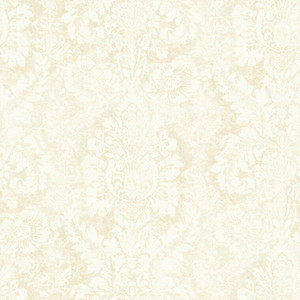 Galerie AB42427 - Abby Rose 4 Damask Cream Galerie Wallpaper roll - luxury design for UK feature walls