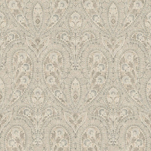 Galerie AF37729 - Abby Rose 4 Ornamental Damask Grey Black Beige Galerie Wallpaper roll - luxury design for UK feature walls