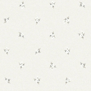 Galerie AF37747 - Abby Rose 4 Laurel Spotted Light Grey Black Galerie Wallpaper roll - luxury design for UK feature walls