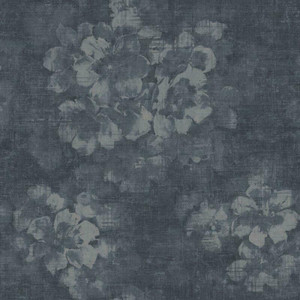 Galerie G78258 - Atmosphere Distressed Floral Bouquets BLUE Galerie Wallpaper roll - luxury design for UK feature walls