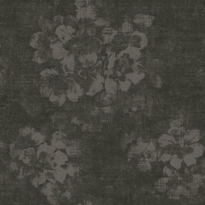 Galerie G78259 - Atmosphere Distressed Floral Bouquets CHARCOAL Galerie Wallpaper roll - luxury design for UK feature walls