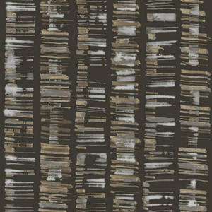 Galerie G78281 - Bazaar Linear Tribal Design Black, grey, tan Galerie Wallpaper roll - luxury design for UK feature walls
