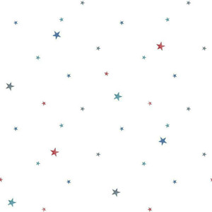 Galerie G78413 - Tiny Tots 2 Stars Navy Blue Red Galerie Wallpaper roll - luxury design for UK feature walls