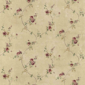 Galerie SP24430 - Rose Garden Vine Roses Light Beige Galerie Wallpaper roll - luxury design for UK feature walls