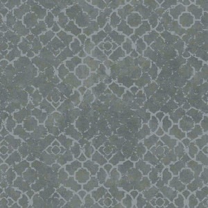 Galerie DWP0246-02 - Emporium Quatrefoil Trellis Grey and Silver Galerie Wallpaper roll - luxury design for UK feature walls