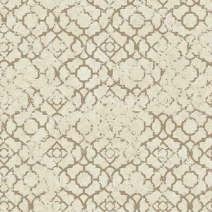 Galerie DWP0246-05 - Emporium Quatrefoil Trellis Cream and Gold Galerie Wallpaper roll - luxury design for UK feature walls