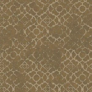 Galerie DWP0246-07 - Emporium Distressed Quatrefoil Trellis Gold Galerie Wallpaper roll - luxury design for UK feature walls