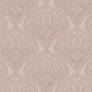 Galerie DWP0247-04 - Emporium Mehndi Damask Pink and Rose Gold Galerie Wallpaper roll - luxury design for UK feature walls