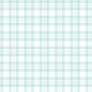 Galerie G78397 - Tiny Tots 2 Plaid Turquoise Galerie Wallpaper roll - luxury design for UK feature walls