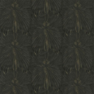 19006 - Roberto Cavalli 8 Black Champagne Imitation Leather Wallpaper