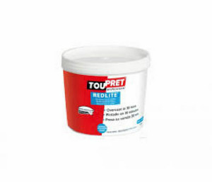 Toupret Superior Interior Quick Fast Drying Touch Up Filler Redlite 1lt