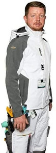 AXUS Decor - S-Tex Jacket White/Grey - Large Size