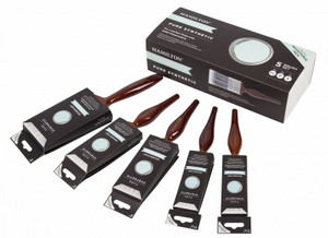 Hamilton Pure Synthetic Perfection 5-Pc Paint Brush Set 2x1.5",2x2", 1x3" (12140-005)