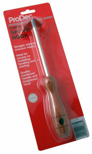 ProDec Wooden Handle Curved Edge Triangular Shavehook