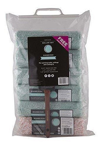 Hamilton Perfection Roller 6 Pack Plus 2" Angled Synthetic Paint Brush (14285-006)