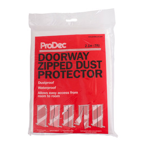Rodo Prodec Polythene Dust Sheet Barrier Zipped Door Protector Kit