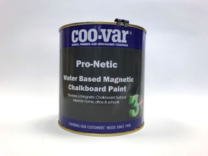 1lt Coo-Var Pro-Netic Water Based Magnetic Black Chalkboard Paint