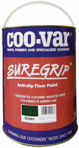 Coo-Var Sure Grip Anti Slip Floor Paint - Green - 5 Litre